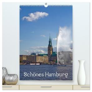 Schönes Hamburg (hochwertiger Premium Wandkalender 2024 DIN A2 hoch), Kunstdruck in Hochglanz von Enders,  Borg
