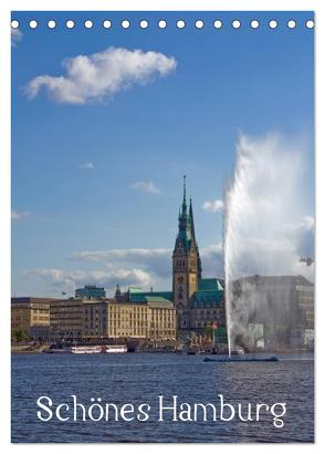 Schönes Hamburg (Tischkalender 2024 DIN A5 hoch), CALVENDO Monatskalender von Enders,  Borg