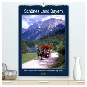 Schönes Land Bayern (hochwertiger Premium Wandkalender 2024 DIN A2 hoch), Kunstdruck in Hochglanz von Reupert,  Lothar