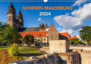 Schönes Magdeburg (Wandkalender 2024 DIN A3 quer), CALVENDO Monatskalender von Schwingel,  Andrea