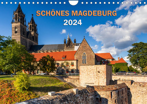 Schönes Magdeburg (Wandkalender 2024 DIN A4 quer), CALVENDO Monatskalender von Schwingel,  Andrea
