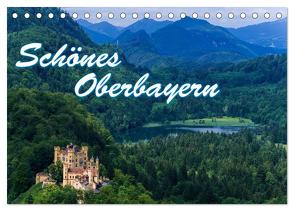 Schönes Oberbayern (Tischkalender 2024 DIN A5 quer), CALVENDO Monatskalender von Thiele,  Ralf-Udo