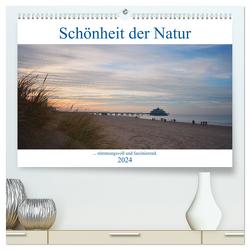 Schönheit der Natur. (hochwertiger Premium Wandkalender 2024 DIN A2 quer), Kunstdruck in Hochglanz von NadAle,  NadAle