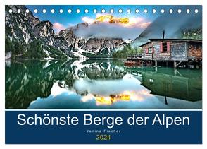 Schönste Berge der Alpen (Tischkalender 2024 DIN A5 quer), CALVENDO Monatskalender von Fischer,  Janina