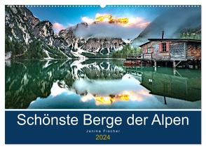 Schönste Berge der Alpen (Wandkalender 2024 DIN A2 quer), CALVENDO Monatskalender von Fischer,  Janina