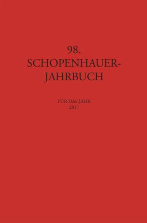 Schopenhauer Jahrbuch von Birnbacher,  Dieter, Kossler,  Matthias