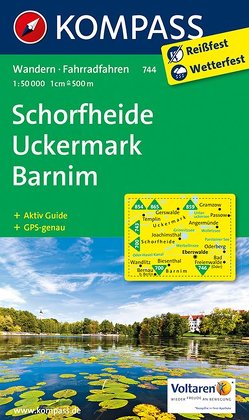 KOMPASS Wanderkarte Schorfheide – Uckermark – Barnim von KOMPASS-Karten GmbH