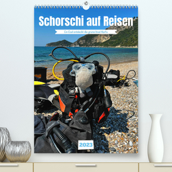 Schorschi auf Reisen (Premium, hochwertiger DIN A2 Wandkalender 2023, Kunstdruck in Hochglanz) von Katharina,  Stachanczyk