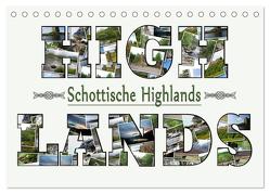 Schottische Highlands (Tischkalender 2024 DIN A5 quer), CALVENDO Monatskalender von Schwarz,  Sylvia