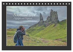Schottland 2024 Highlights und Highlands (Tischkalender 2024 DIN A5 quer), CALVENDO Monatskalender von Weigt © Hamburg,  Mirko