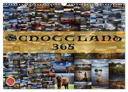 Schottland 365 (Wandkalender 2024 DIN A3 quer), CALVENDO Monatskalender von Cross,  Martina
