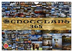 Schottland 365 (Wandkalender 2024 DIN A4 quer), CALVENDO Monatskalender von Cross,  Martina