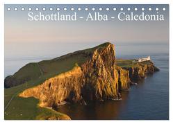 Schottland – Alba – Caledonia (Tischkalender 2024 DIN A5 quer), CALVENDO Monatskalender von Schonnop,  Juergen