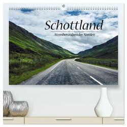 Schottland, Atemberaubender Norden (hochwertiger Premium Wandkalender 2024 DIN A2 quer), Kunstdruck in Hochglanz von Sohn,  Sina