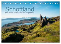 Schottland – Die wilde Schönheit der Highlands (Tischkalender 2024 DIN A5 quer), CALVENDO Monatskalender von Tesmar,  Stefan