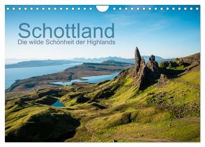 Schottland – Die wilde Schönheit der Highlands (Wandkalender 2024 DIN A4 quer), CALVENDO Monatskalender von Tesmar,  Stefan