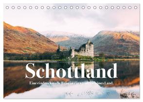 Schottland – Eine eindrucksvolle Reise in ein wunderschönes Land. (Tischkalender 2024 DIN A5 quer), CALVENDO Monatskalender von Scott,  M.