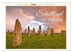 Schottland erleben – Edition Lichtfänger (Wandkalender 2024 DIN A3 quer), CALVENDO Monatskalender von CALVENDO,  CALVENDO