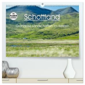 Schottland – grandiose Landschaften im Westen (hochwertiger Premium Wandkalender 2024 DIN A2 quer), Kunstdruck in Hochglanz von Schaefer,  Anja