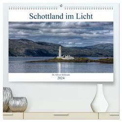 Schottland im Licht (hochwertiger Premium Wandkalender 2024 DIN A2 quer), Kunstdruck in Hochglanz von Oliver Schwenn,  Dr.