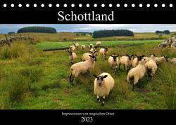 Schottland – Impressionen von magischen Orten (Tischkalender 2023 DIN A5 quer) von Böhme-Garnweidner,  Monika