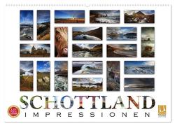 Schottland Impressionen (Wandkalender 2024 DIN A2 quer), CALVENDO Monatskalender von Cross,  Martina