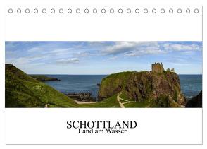 Schottland – Land am Wasser (Tischkalender 2024 DIN A5 quer), CALVENDO Monatskalender von Gronostay,  Norbert