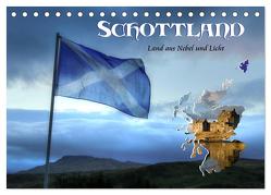 Schottland – Land aus Nebel und Licht (Tischkalender 2024 DIN A5 quer), CALVENDO Monatskalender von Stamm,  Dirk