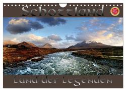 Schottland – Land der Legenden (Wandkalender 2024 DIN A4 quer), CALVENDO Monatskalender von Cross,  Martina