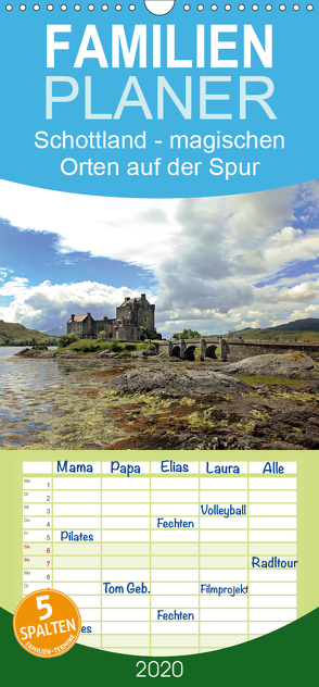 Schottland – magischen Orten auf der Spur – Familienplaner hoch (Wandkalender 2020 , 21 cm x 45 cm, hoch) von Winter,  Alexandra