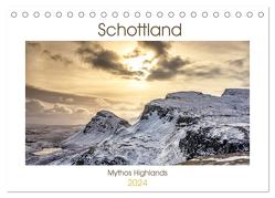 Schottland – Mythos Highlands (Tischkalender 2024 DIN A5 quer), CALVENDO Monatskalender von Akrema-Photography,  Akrema-Photography
