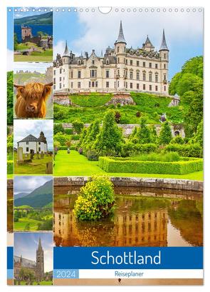 Schottland – Reiseplaner (Wandkalender 2024 DIN A3 hoch), CALVENDO Monatskalender von Schwarze,  Nina