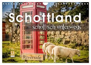 Schottland – schottisch unterwegs (Wandkalender 2024 DIN A4 quer), CALVENDO Monatskalender von Schöb,  Monika