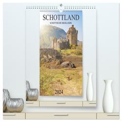 Schottland -Schottische Highlands (hochwertiger Premium Wandkalender 2024 DIN A2 hoch), Kunstdruck in Hochglanz von pixs:sell,  pixs:sell