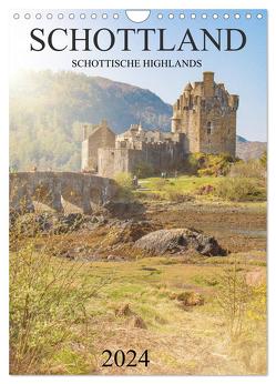 Schottland -Schottische Highlands (Wandkalender 2024 DIN A4 hoch), CALVENDO Monatskalender von pixs:sell,  pixs:sell