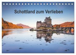 Schottland zum Verlieben (Tischkalender 2024 DIN A5 quer), CALVENDO Monatskalender von Berger,  Anne