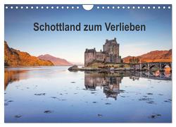 Schottland zum Verlieben (Wandkalender 2024 DIN A4 quer), CALVENDO Monatskalender von Berger,  Anne