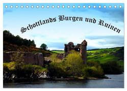 Schottlands Burgen und Ruinen (Tischkalender 2024 DIN A5 quer), CALVENDO Monatskalender von Wernicke-Marfo,  Gabriela