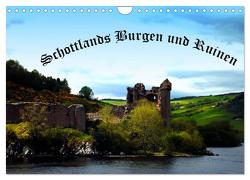 Schottlands Burgen und Ruinen (Wandkalender 2024 DIN A4 quer), CALVENDO Monatskalender von Wernicke-Marfo,  Gabriela