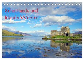 Schottlands und Irlands Westen (Tischkalender 2024 DIN A5 quer), CALVENDO Monatskalender von Pantke,  Reinhard