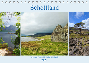 Schottlands – von den Küsten bis in die Highlands (Tischkalender 2021 DIN A5 quer) von Brühl,  Julia