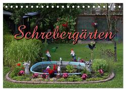 Schrebergärten (Tischkalender 2024 DIN A5 quer), CALVENDO Monatskalender von Berg,  Martina
