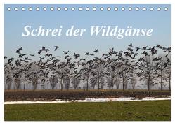 Schrei der Wildgänse (Tischkalender 2024 DIN A5 quer), CALVENDO Monatskalender von Poetsch,  Rolf