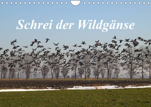 Schrei der Wildgänse (Wandkalender 2023 DIN A4 quer) von Poetsch,  Rolf