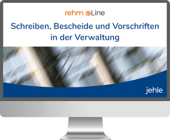 Schreiben, Bescheide und Vorschriften in der Verwaltung online von Linhart,  Helmut