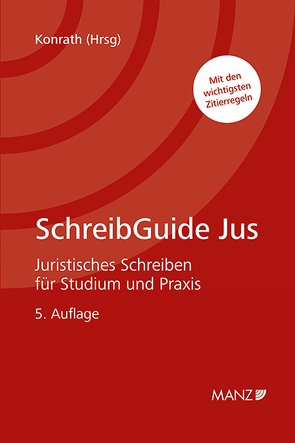 SchreibGuide Jus von Konrath,  Christoph