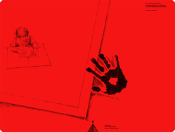 Schreibtischauflage für Linkshänder – Pop-Rot von Sattler,  Johanna Barbara