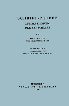 Schrift-Proben von Hummelsheim,  E., Nieden,  A.
