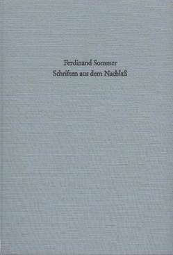 Schriften aus dem Nachlass von Forssman,  Bernhard, Sommer,  Ferdinand