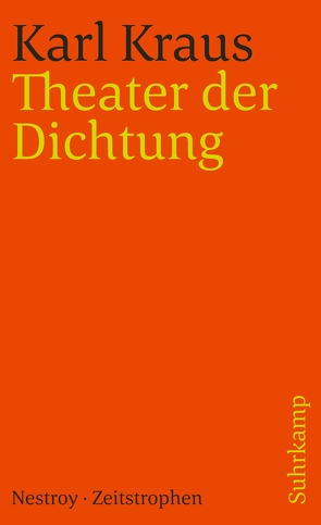 Schriften in den suhrkamp taschenbüchern. Zweite Abteilung. Acht Bände von Kraus,  Karl, Wagenknecht,  Christian